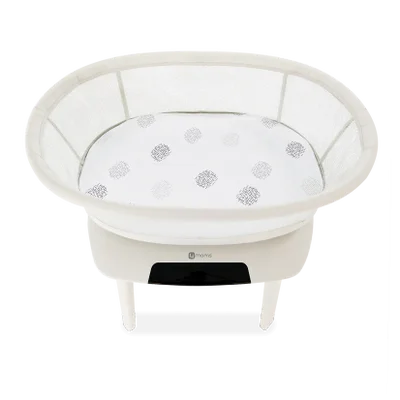 Lenzuolo Per Culla Mamaroo Sleep - Bianco/Crosshatch, Lavabile, Resistente All'Acqua - Foto 3