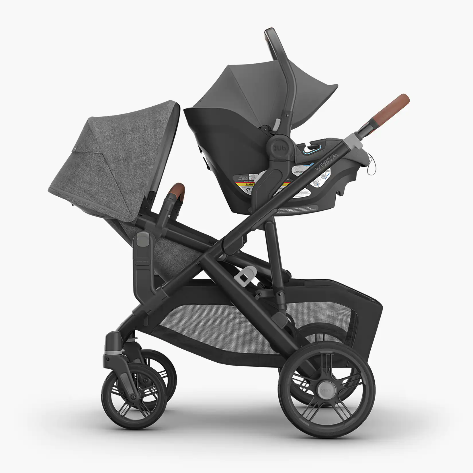 uppababy stroller board PiggyBack Ride-Along decoy frame-color:Black Bell Eliminator Hartluck Adult Simple Storage When not