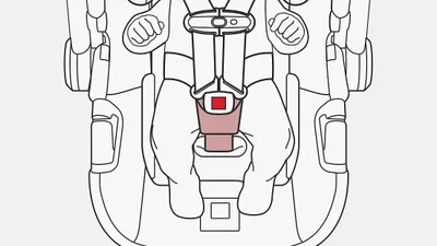 UPPAbaby Mesa V2 buckle disassembly diagram