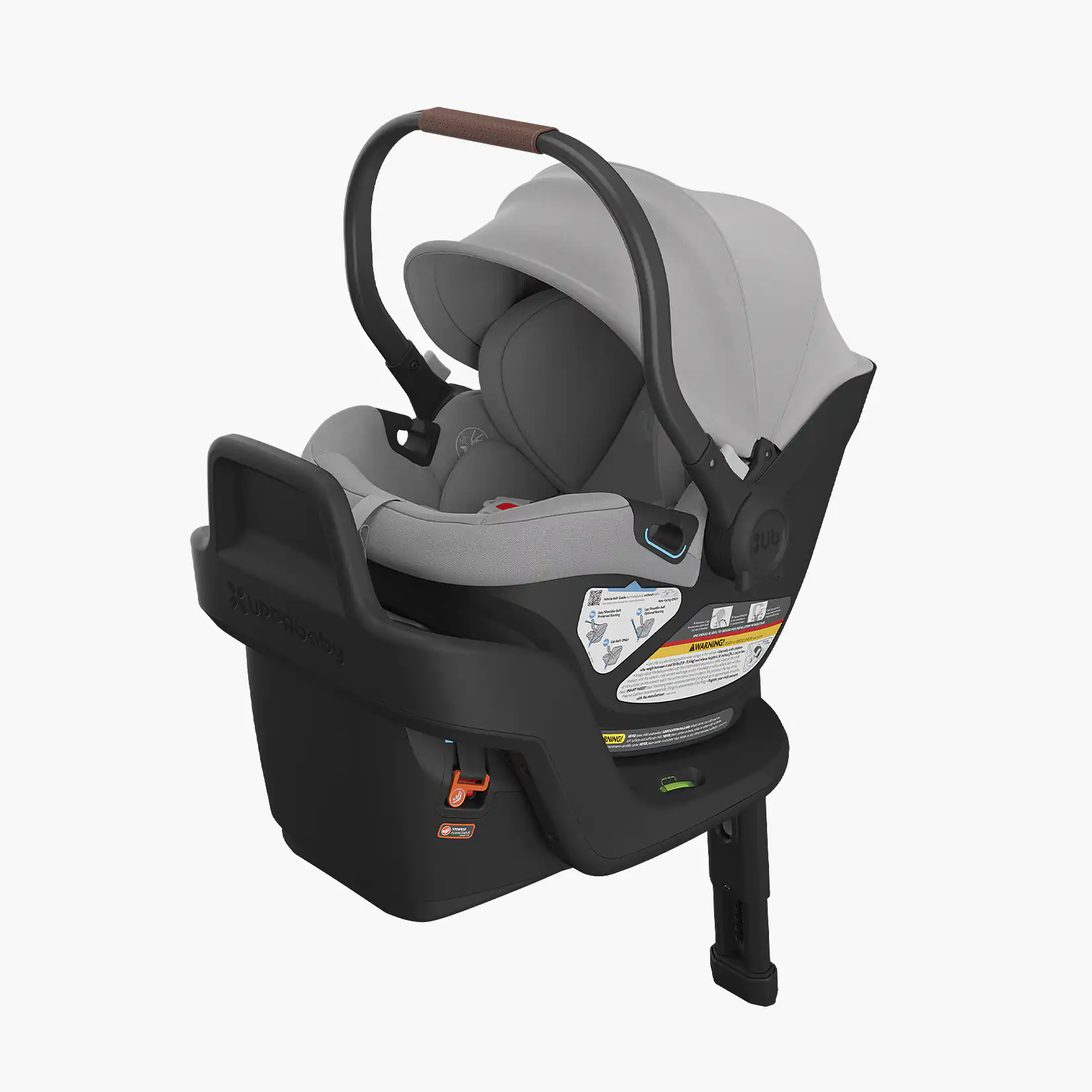 Aria infant car seat (Anthony - Grey, Chestbut Leather) is the lightest on the market weighing just under 6 lbs